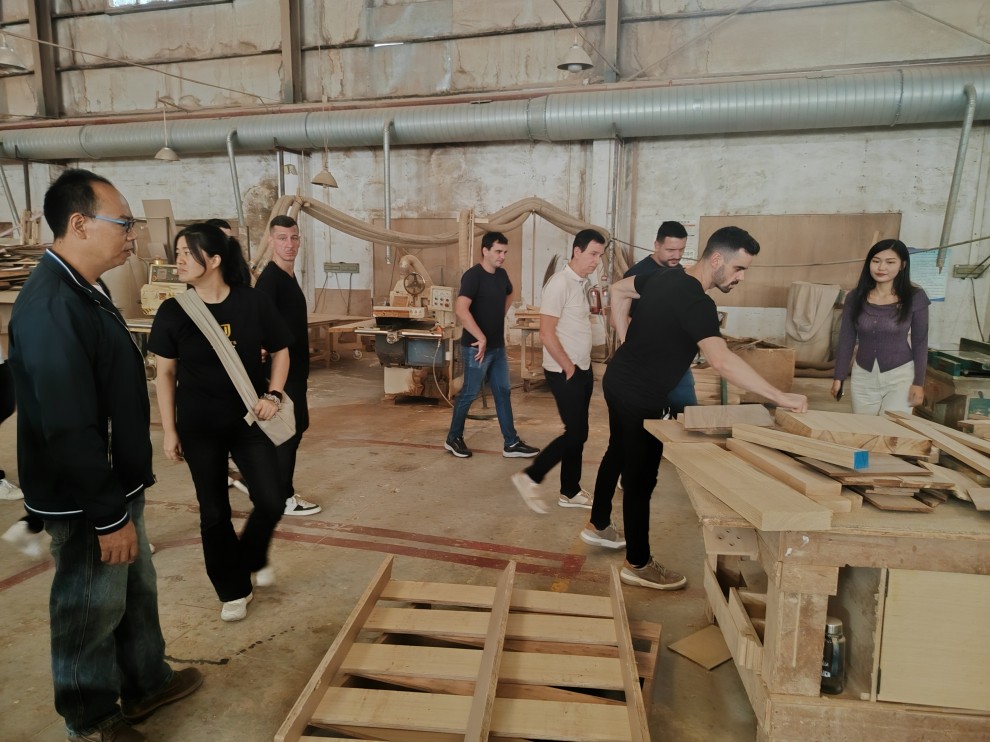 巴西客户考察车间